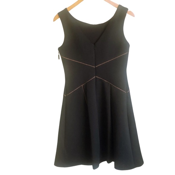 Calvin Klein Navy Blue, Fitted & Flare Sleeveless Midi knee length Size 8, NWT - Picture 3 of 10